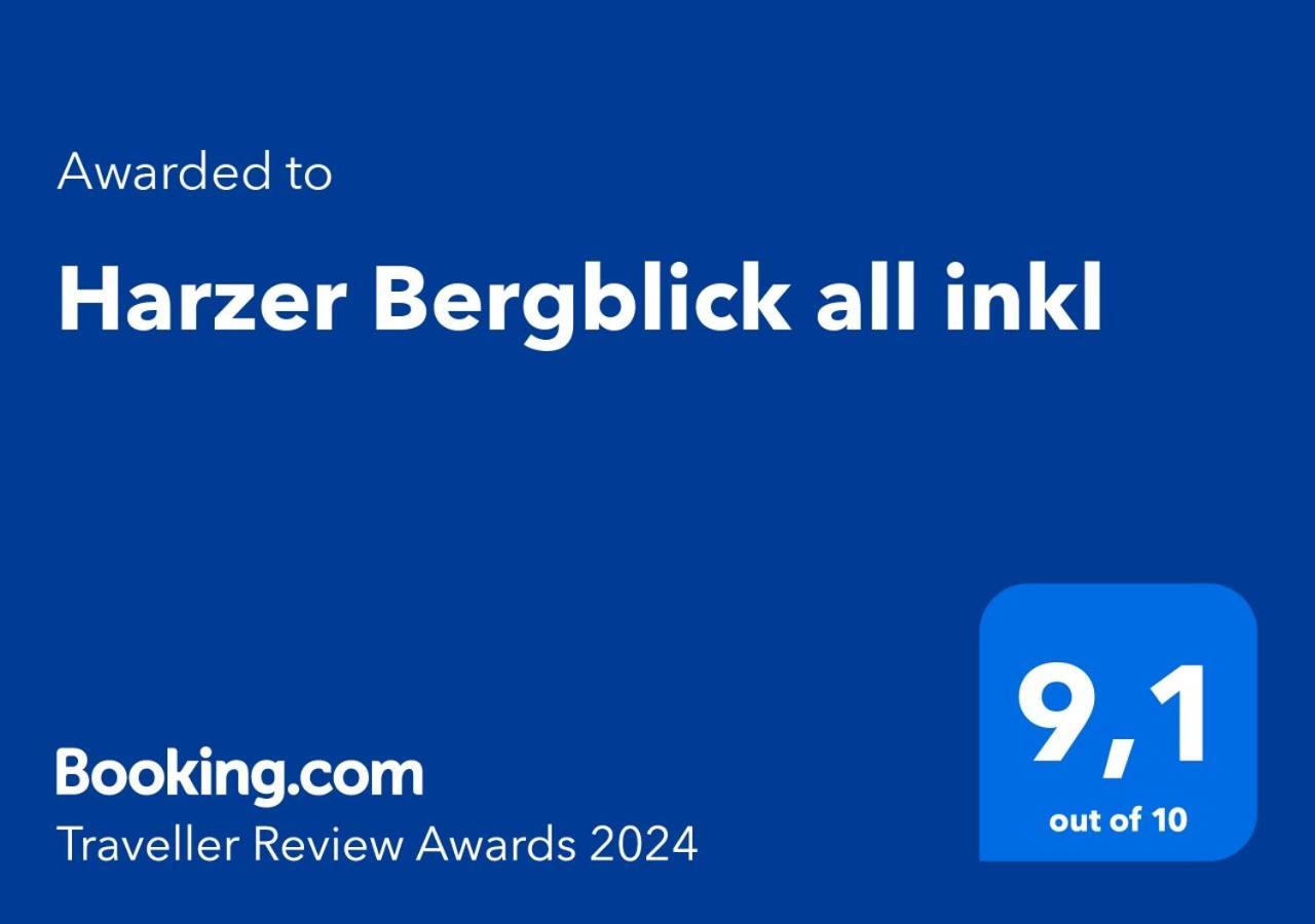 Haus Harzer Bergblick All Inklusiv บัดเลาเทอร์แบร์ก ภายนอก รูปภาพ